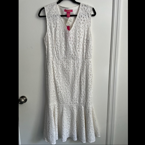 New with Tags Catherine Mandalrino Eyelet Dress - Picture 1 of 4